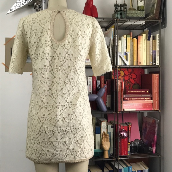 French Connection Key Hole Back Lace Dress - Picture 4 of 8