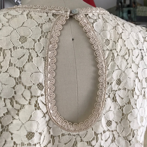 French Connection Key Hole Back Lace Dress - Picture 5 of 8