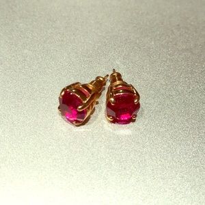 KATE SPADE Fuchsia Stud Earrings