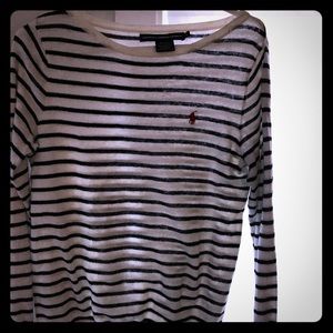 Off white and navy Polo sweater!