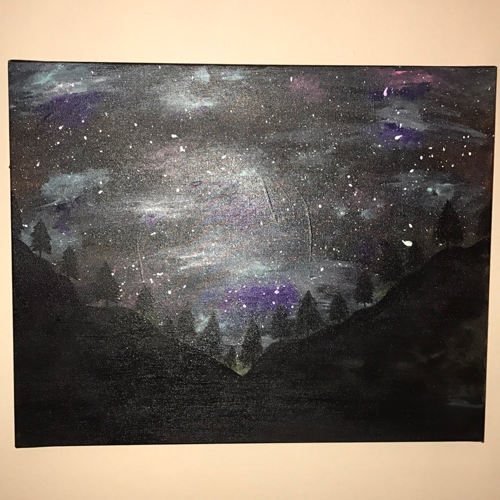 acrylic Painting💛💚❤️💙💜