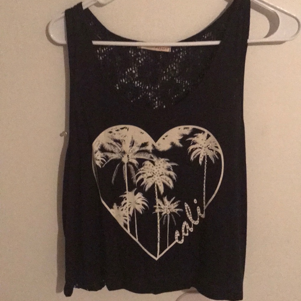 Navy blue tank top