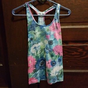 Flower multicolored tank top