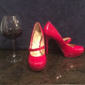 Jessica Simpson Red stilettos