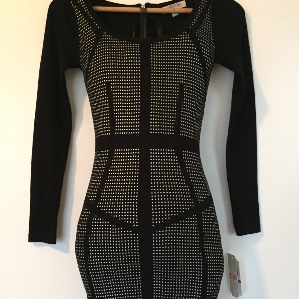 Black Bodycon Sweater Dress 💋