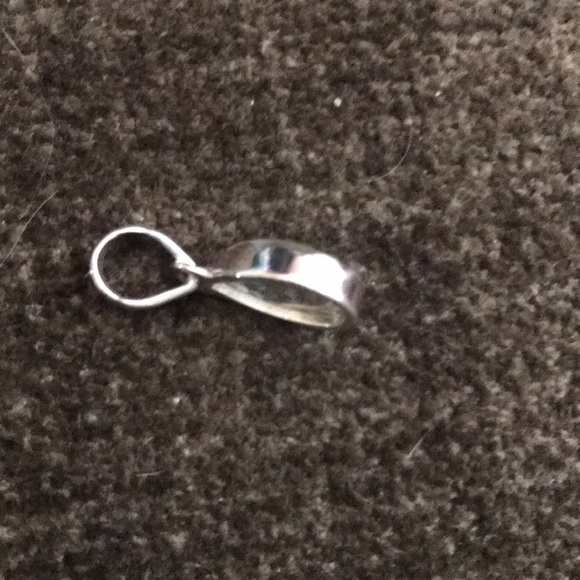 Green Amethyst Pendant Sterling Silver - Picture 4 of 6