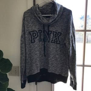 PINK cowl neck pullover