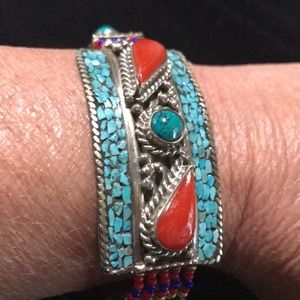 SALE!!! Gorgeous Tibetan silver vintage bracelet