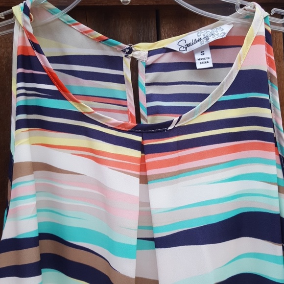 Multicolored Shift Dress - Picture 2 of 4