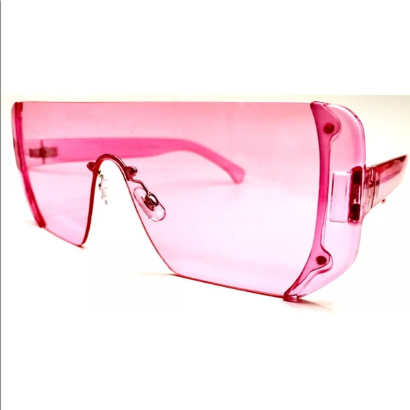 Accessories - Pink rave glasses festival party club dance goggle