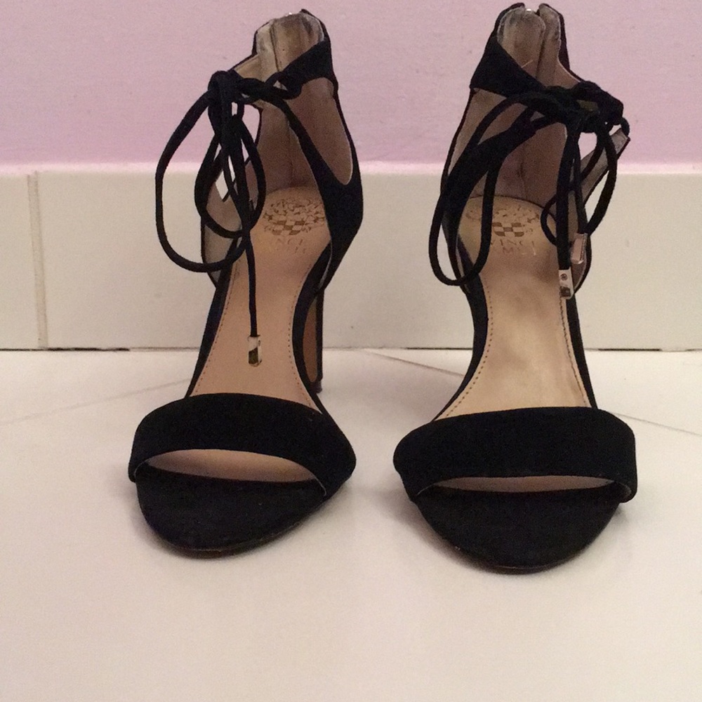 Vince Camuto black high heel sandals