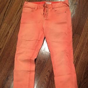 Free People Size 27 Orange Jeans