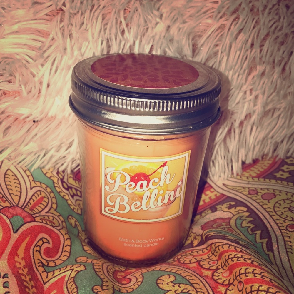 peach bellini candle