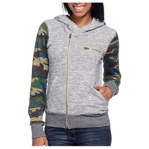 Element Archer gray and camp zip up hoodie Element Archer gray and camp zip up hoodie
