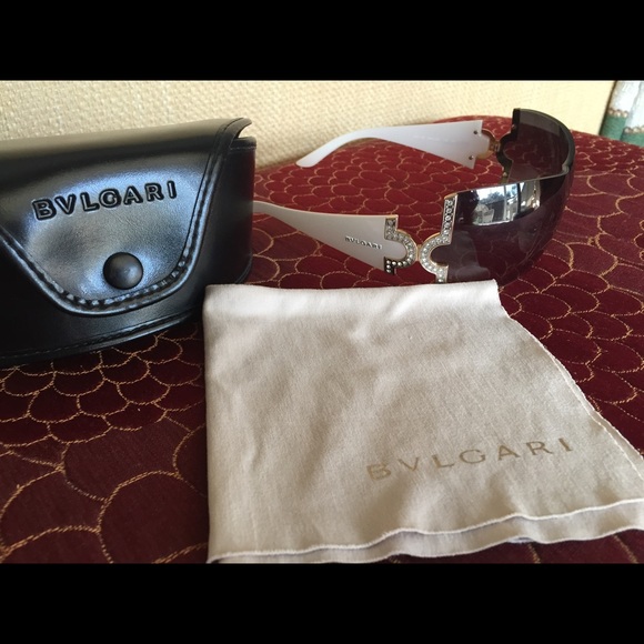 BVLGARI Authentic Rimless Shield Sunglasses main image 5