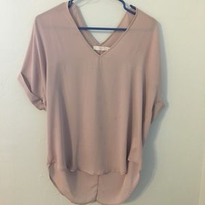 Plum/nude top