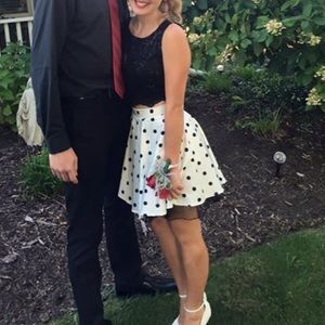 2 piece homecoming dress