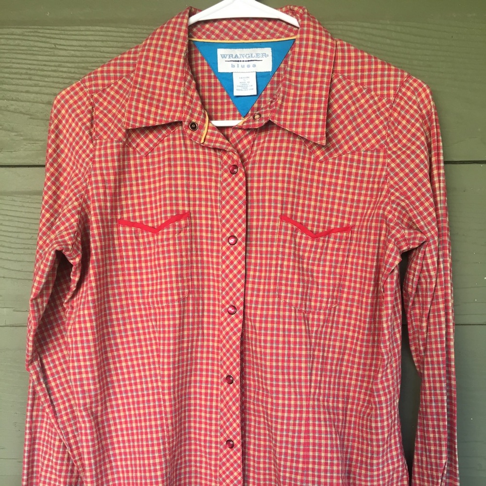 Vintage Wrangler Western Pearl Snap