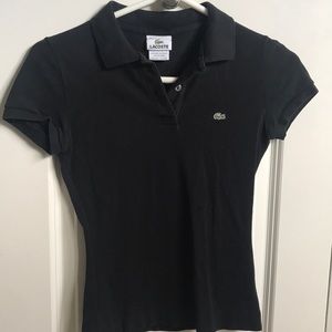 Lacoste Black Women's Polo