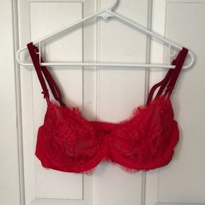 NWOT VS Wicked Unlined red bra