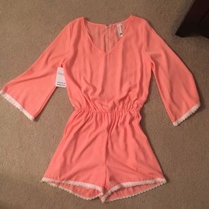 Coral Romper from Dress Up Boutique