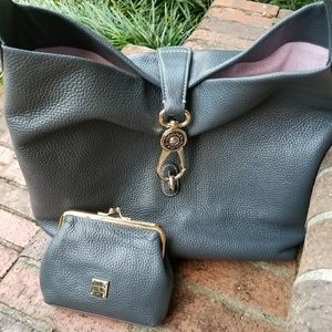 Dooney & Bourke Logo Lock Hobo, Kiss Lock Clutch