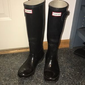 Hunter Rain boots- classic black