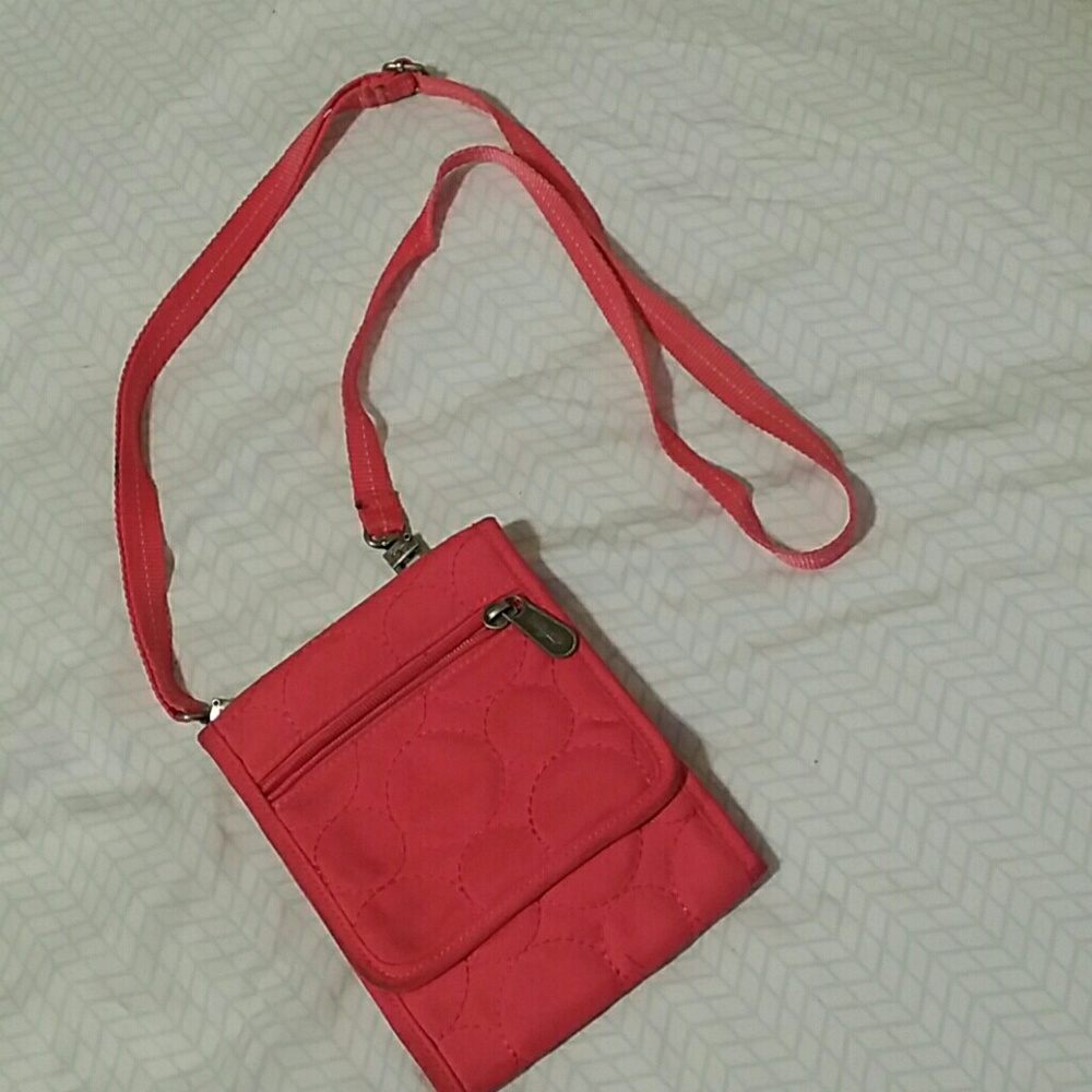 Thirty-one coral crossbody purse