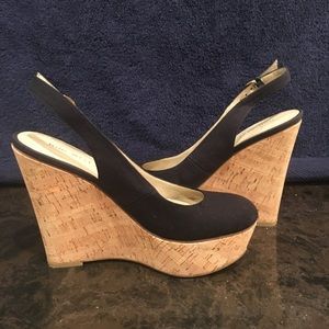 Buckle Canvas Medium width Wedges from Nine West