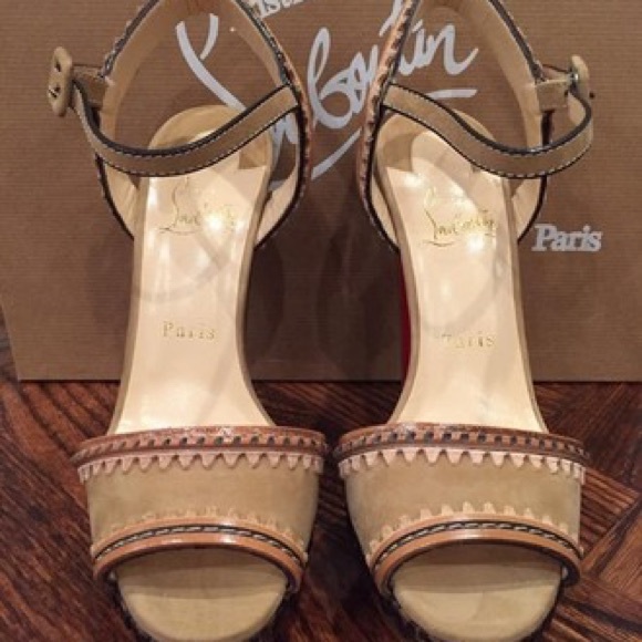 Christian Louboutin Trepi High Nude Platform Pump - Picture 2 of 6