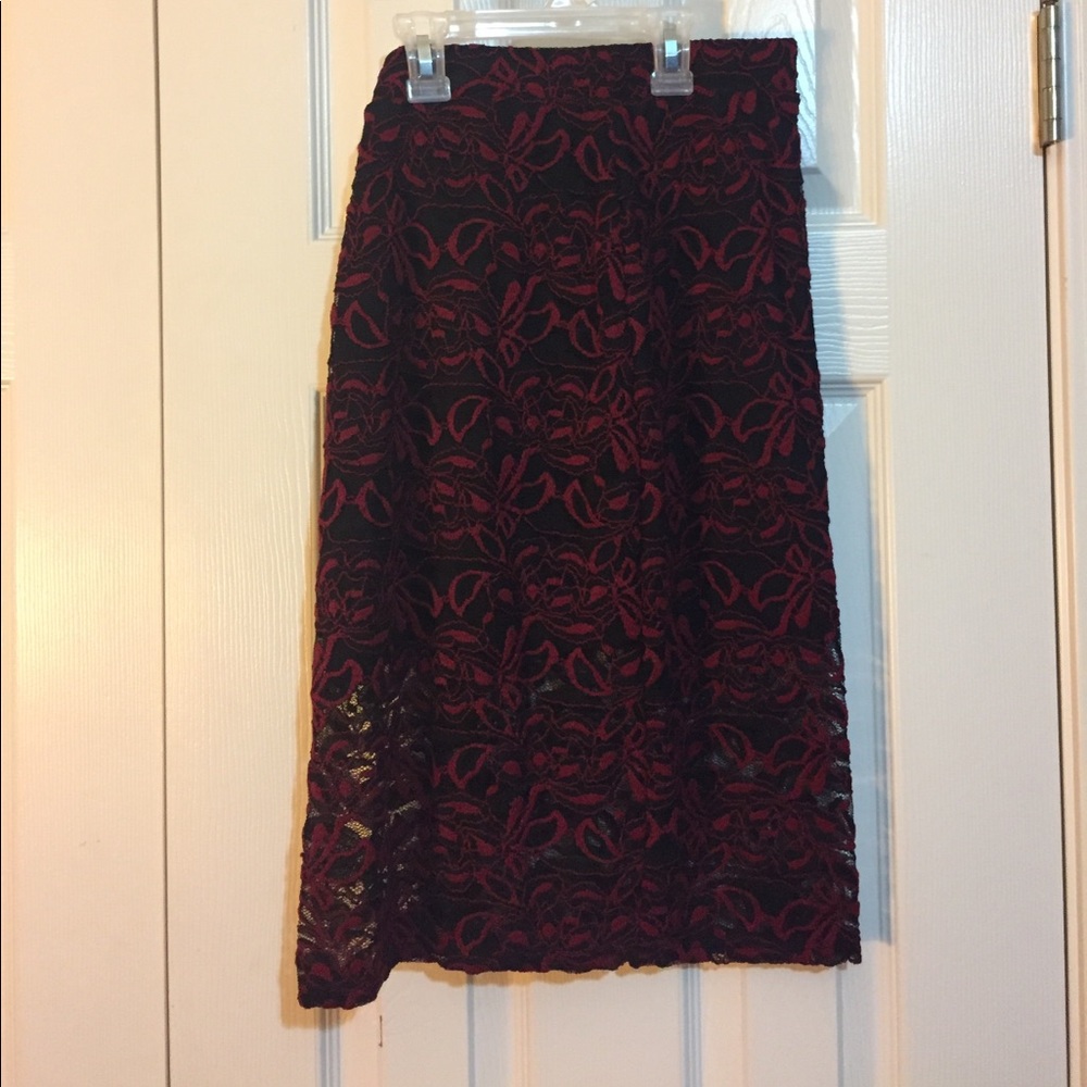 Red and Black Ambiance Skirt!