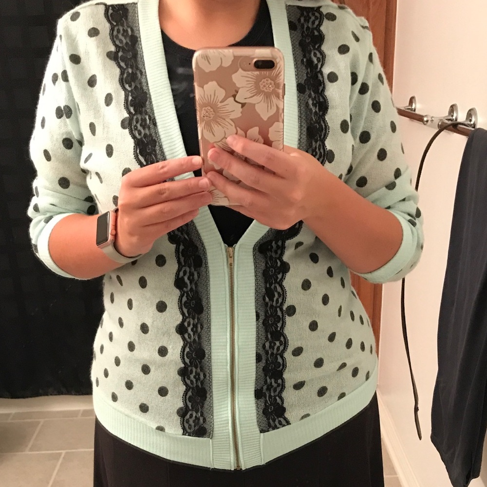 Zip up cardigan