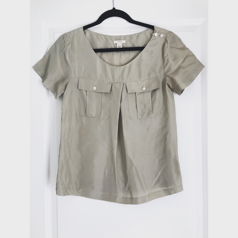 J.Crew Silk Top