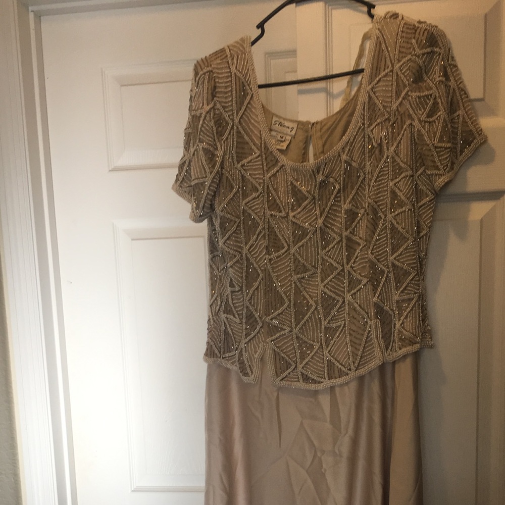 Long cocktail party dress