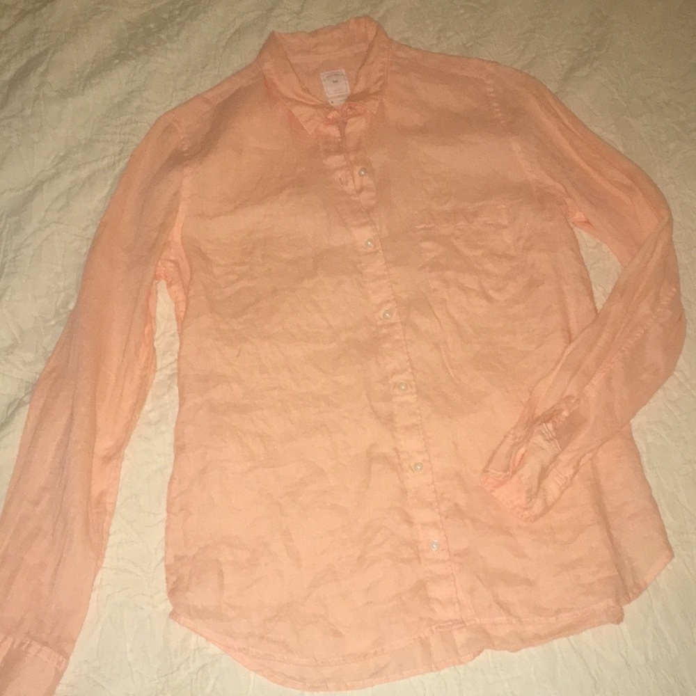 Gap Tangerine Women's Button Down