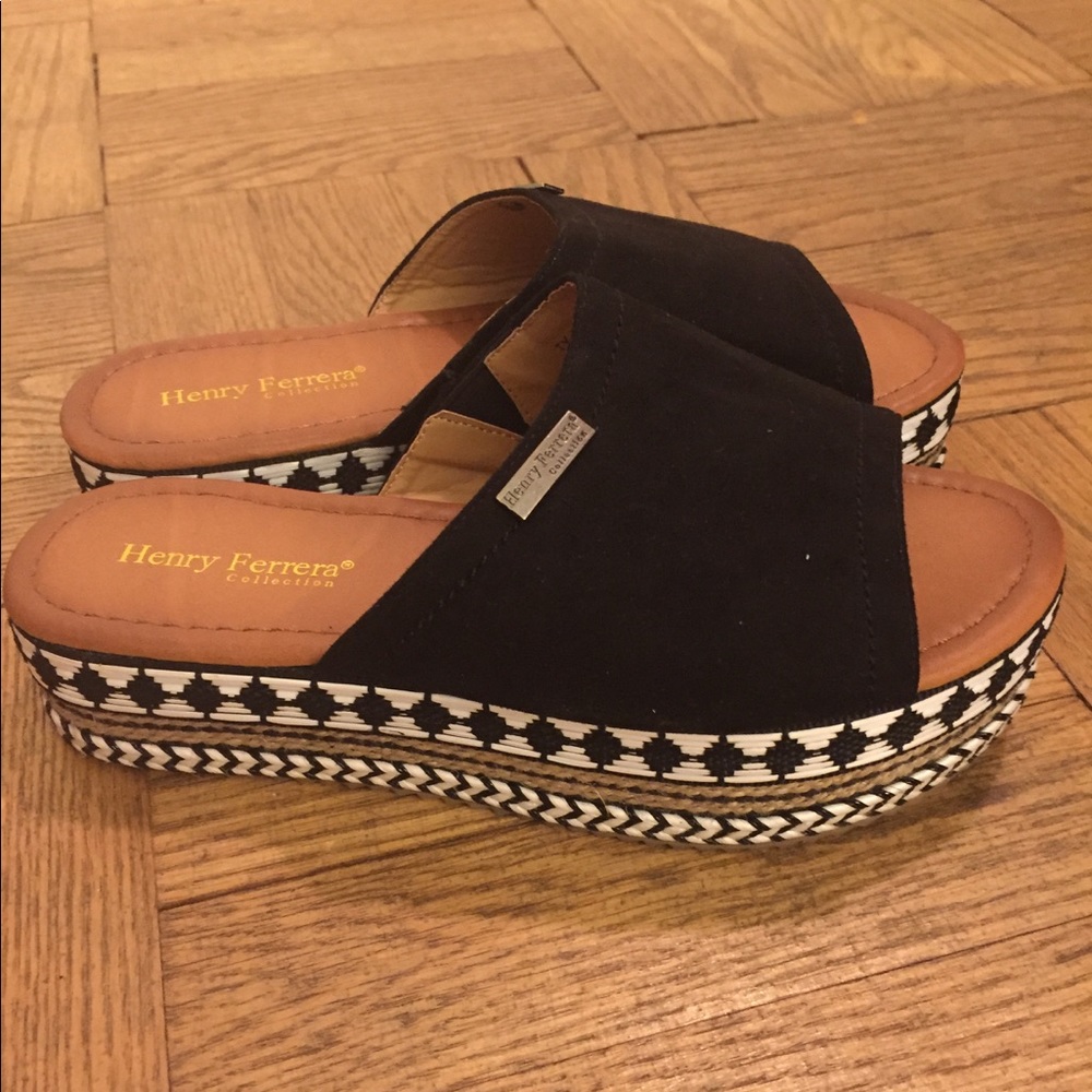 Wedged Sandals NWT