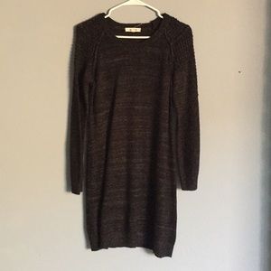 Dark Gray Sweater Dress
