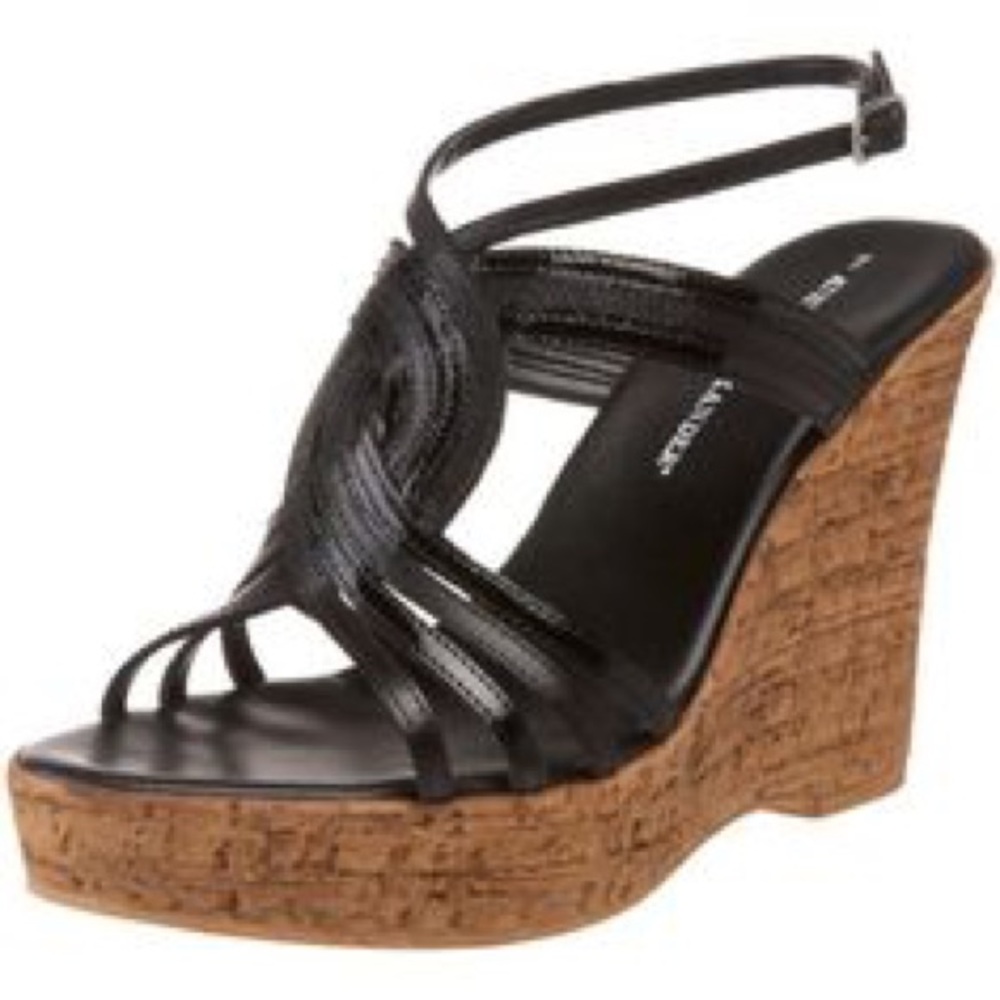 Athena Alexander Raft wedges size 10 black