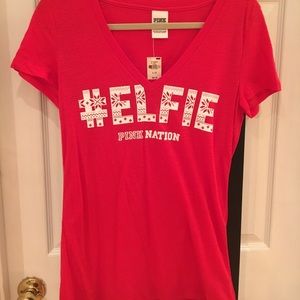 Brand new #elfie shirt from pink
