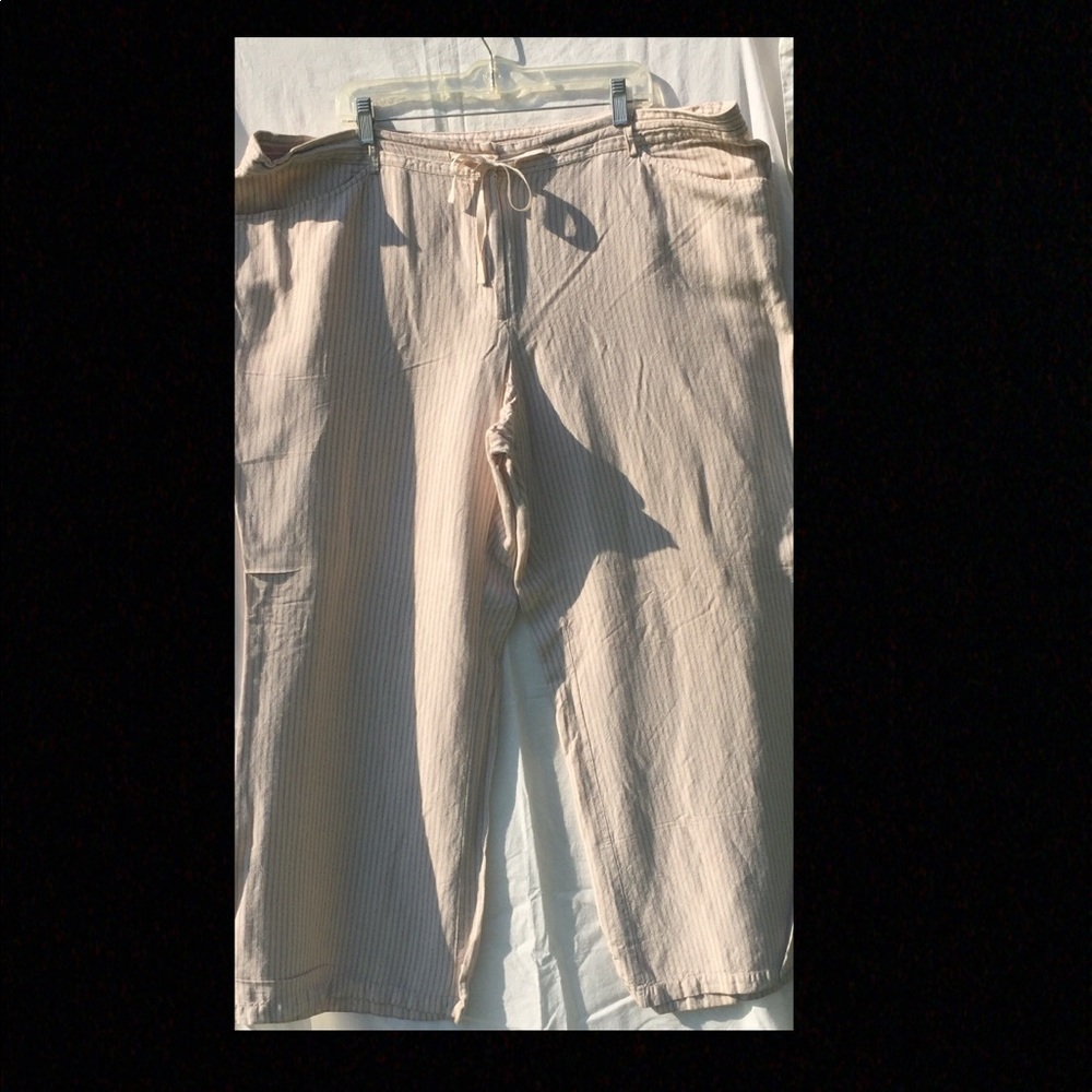 Brown stripe pants