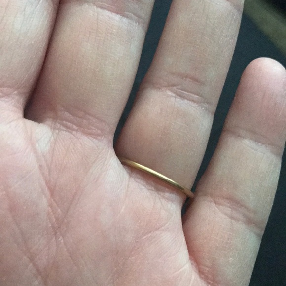 Gold Wire Wrapped Stone SZ 7 - Picture 5 of 5