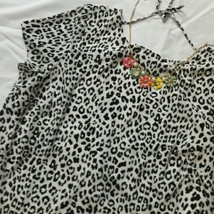 Cute Animal Print Dress