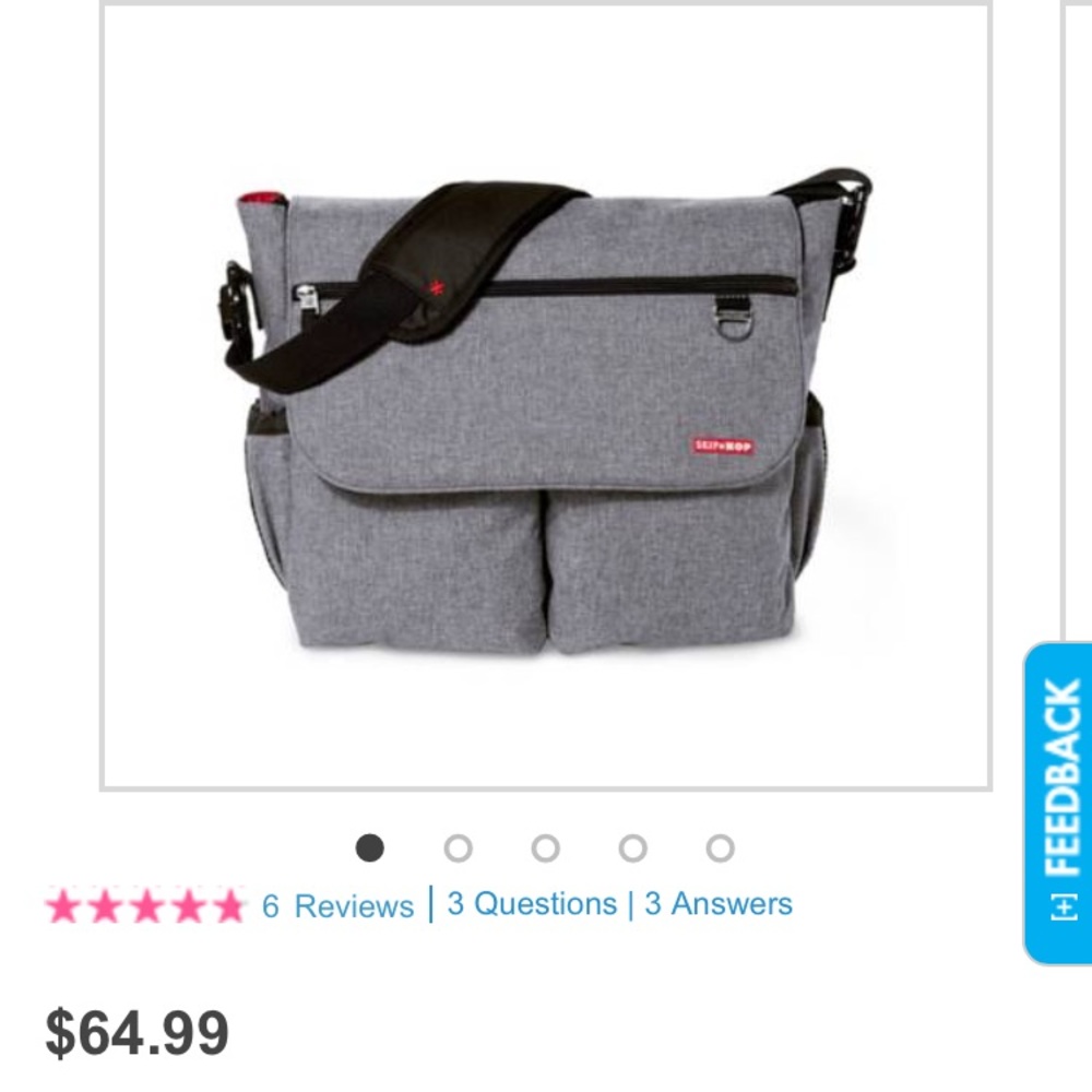 BNWOT Skip Hop signature diaper bag
