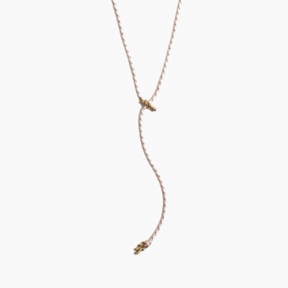 Madewell Knotshine rope necklace