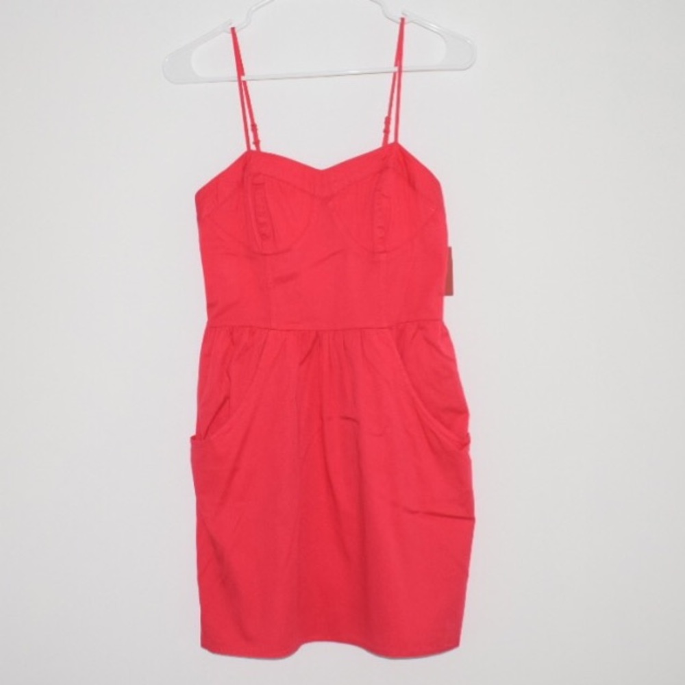 Bright Pink Spaghetti Strap Mossimo Dress