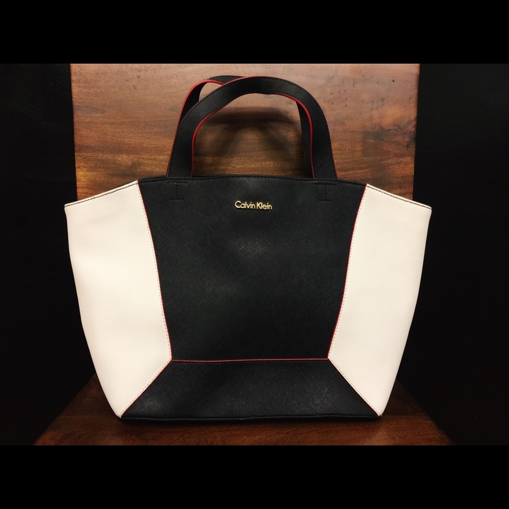 Calvin Klein Color Blocked Tote
