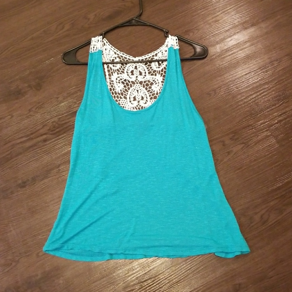Teal tank top