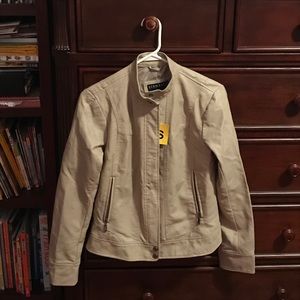 Beige jacket, brand-new, never worn