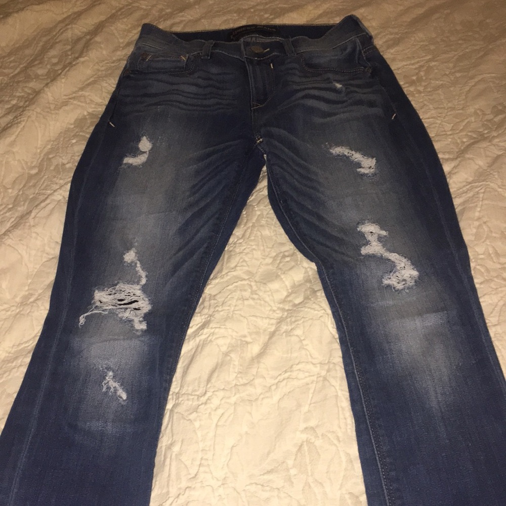 Express Ripped Skinny Jeans