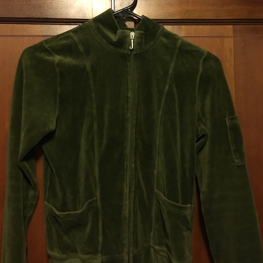 Olive Green Juicy Jacket / Velour Juicy Couture